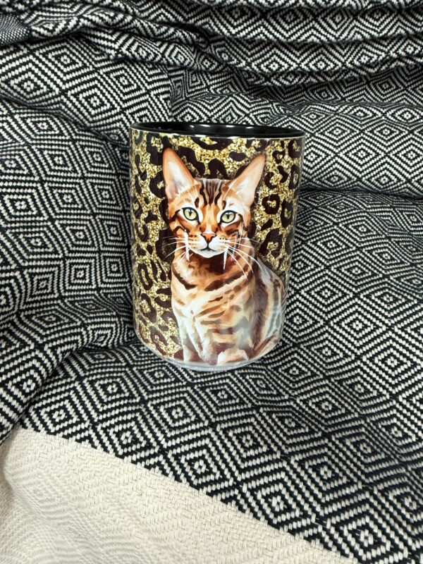 Tasse 15 oz Passion Animale « magnifique minou » – Image 3