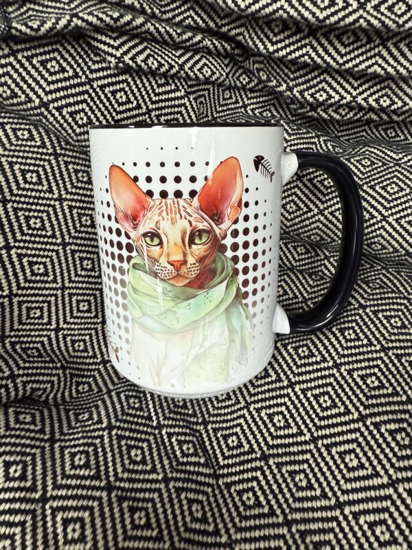 Tasse 15 oz Passion Animale « magnifique minou »