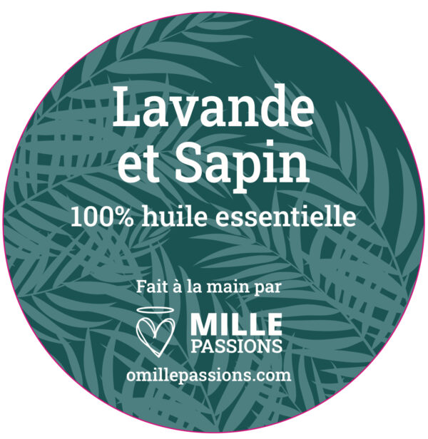 Chandelle Lavande et Sapin Baumier 100% huile essentielle – Image 4