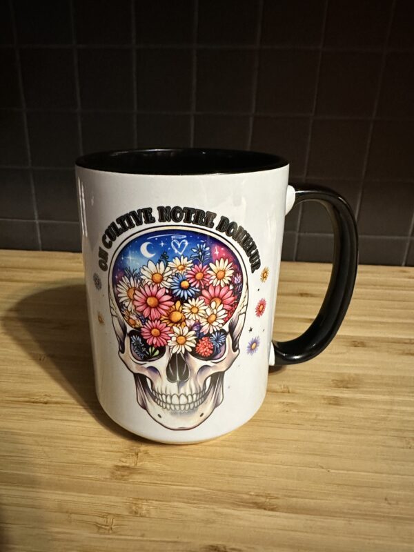 Tasse 15 oz « On cultive notre bonheur »